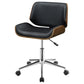 Addington Upholstered Adjustable Office Desk Chair Black