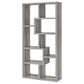 Theo 71-inch 7-shelf Bookshelf Grey Driftwood