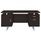 Lawtey 60-inch 2-drawer Office Computer Desk Cappuccino