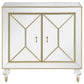 Lupin 2-door Mirrored Storage Accent Cabinet Champagne