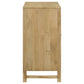 Zamora 2-door Wood Accent Cabinet with Woven Cane Natural