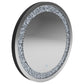 Landar 32 x 32 Inch Round LED Light Wall Mirror Silver