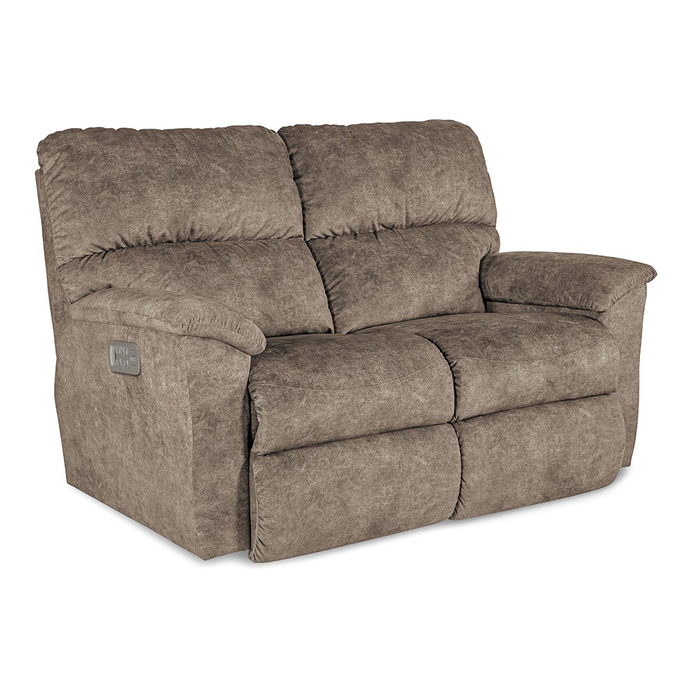 Brooks Power Reclining Loveseat w/ Headrest & Lumbar