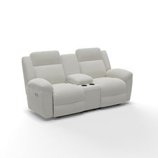 Joel Power Reclining Loveseat w/ Headrest & Console